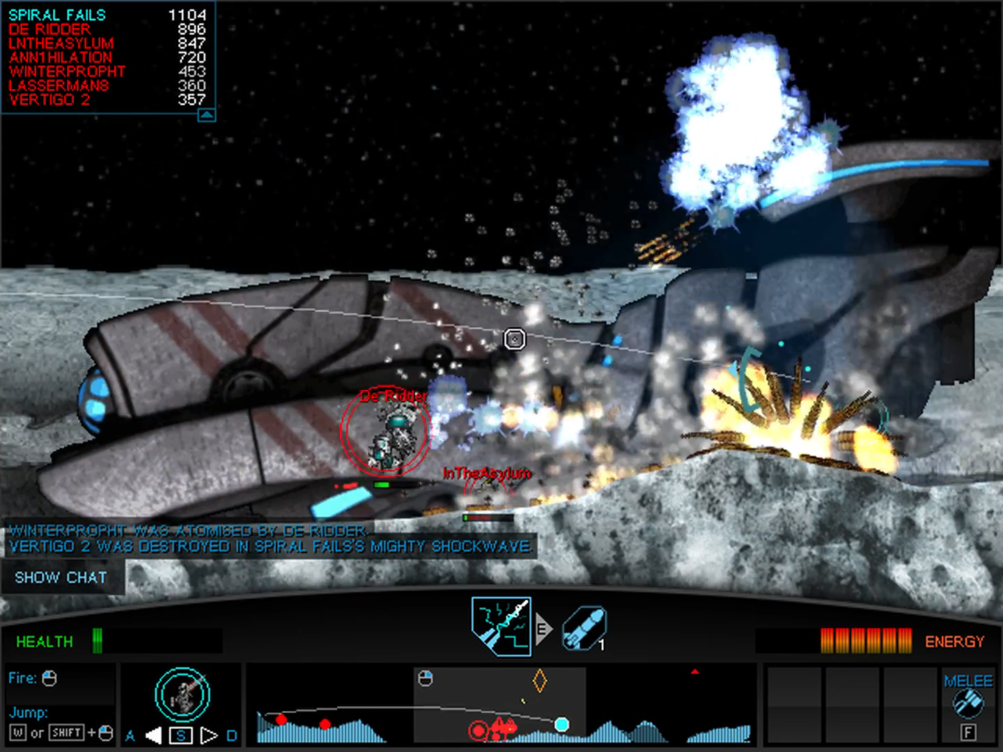 Steel Sentinels gameplay screenshot.